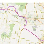 Ballarat to Melbourne Route Map