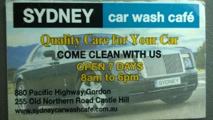 Sydney Car wash